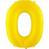 Grabo Nafukovací balón číslo 0 žltý 102cm extra veľký - Grabo Nafukovací balón číslo 0 žltý 102cm extra veľký -