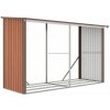 Prístrešok na drevo G21 WOH 682 - 302 x 119 cm, hnedý Prístrešok na drevo G21 WOH 682 - 302 x 119 cm, hnedý
