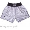 Muay Thai trenky - Fighter - Bangkok plain - strieborné/čierne Muay Thai trenky - Fighter - Bangkok plain - strieborné/čierne