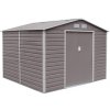 Plechový záhradný domček G21 - GAH 706, 277 x 255cm sivá Plechový záhradný domček G21 - GAH 706, 277 x 255cm sivá