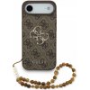 Zadný kryt Guess PU 4G Metal Logo Strap pre iPhone 17 Air hnedý Zadný kryt Guess PU 4G Metal Logo Strap pre iPhone 17 Air hnedý