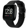 eses Kožený remienok pre Fitbit Versa - Čierny eses Kožený remienok pre Fitbit Versa - Čierny