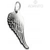 ADANITO BRP0538S - Zlatý prívesok anjelské krídlo z bieleho zlata ADANITO BRP0538S - Zlatý prívesok anjelské krídlo z bieleho zlata
