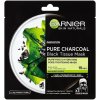 Garnier čierna Pure Charcoal Skin Natura l s Black Tissue Mask textilná maska s extraktom z čierneho čaju 28 g Garnier čierna Pure Charcoal Skin Natura l s Black Tissue Mask textilná maska s extraktom z čierneho čaju 28 g