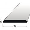 Krycia lišta nastavovaná 4 x 34 x 2400 mm dub Krycia lišta nastavovaná 4 x 34 x 2400 mm dub