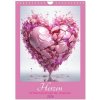 Herzen Wand DIN A4 hoch, CALVENDO Monats 2026 Herzen Wand DIN A4 hoch, CALVENDO Monats 2026