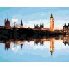 ZUTY Maľovanie podľa čísel LONDÝN V ODRAZE Rámovanie bez rámu a bez vypnutia plátna Rozmer 80 x 100 cm
