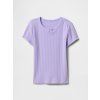 GAP Detské rebrované tričko Fialová S Fialová Fialová GAP Detské rebrované tričko Fialová S Fialová Fialová