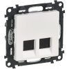 Legrand VALENA LIFE Zásuvka dátová 2xRJ45 Cat.6 STP biela 753147 Legrand VALENA LIFE Zásuvka dátová 2xRJ45 Cat.6 STP biela 753147