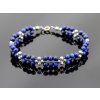 Alexis Marten - Náramok dámsky Lapis lazuli Vnútorný priemer náramku: 5,5 cm Alexis Marten - Náramok dámsky Lapis lazuli Vnútorný priemer náramku: 5,5 cm
