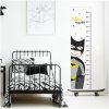 Nálepka na stenu - biely výškový meter s Batmanom, DK298 Nálepka na stenu - biely výškový meter s Batmanom, DK298