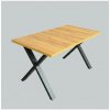Femix | Rozkladací jedálenský stôl DOMO 150/190x80 cm dub craft/čierna | 8590828054573 Femix | Rozkladací jedálenský stôl DOMO 150/190x80 cm dub craft/čierna | 8590828054573