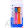 Curaprox CS 5460 Travel set náhradní hlavice kartáčku tmavě růžová + žlutá Curaprox CS 5460 Travel set náhradní hlavice kartáčku tmavě růžová + žlutá