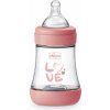 Chicco Perfect 5 dojčenská fľaša Slow Flow Pink 150 ml