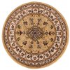 Flair Rugs koberce 133x133 (průměr) kruh cm Kusový koberec Sincerity Royale Sherborne Beige kruh - 133x133 (priemer) kruh cm Béžová