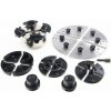 Univerzálne skľučovadlo 125 mm pre sústruh na drevo(4 sady čeľustí) HM-01007 Univerzálne skľučovadlo 125 mm pre sústruh na drevo(4 sady čeľustí) HM-01007