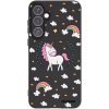 Picasee silikónový čierny obal pre Samsung Galaxy A55 5G A556B - Unicorn hviezdne nebo Picasee silikónový čierny obal pre Samsung Galaxy A55 5G A556B - Unicorn hviezdne nebo