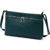 Luka 24-065 tyrkysová dámska kožená kabelka cez rameno, crossbody kabelka 31 x 20 x 7 cm Luka 24-065 tyrkysová dámska kožená kabelka cez rameno, crossbody kabelka 31 x 20 x 7 cm