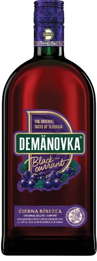 Demänovka Likér Blackcurrant 30% 0,7 l (čistá fľaša)