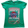 KISS - Destroyer Tour '78 (Green) (dámske tričko) X-Small KISS - Destroyer Tour '78 (Green) (dámske tričko) X-Small