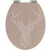 WC sedadlo z bambusu a drevovláknitej dosky Wenko Stag, 44 × 37,5 cm WC sedadlo z bambusu a drevovláknitej dosky Wenko Stag, 44 × 37,5 cm