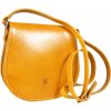 NovaKabelka.sk Cleo Gialla kožená talianska crossbody kabelka žltá NovaKabelka.sk Cleo Gialla kožená talianska crossbody kabelka žltá