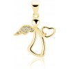 Olivie Strieborný prívesok ANJEL GOLD 2988 Olivie Strieborný prívesok ANJEL GOLD 2988