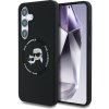 Karl Lagerfeld Silicone Double Heads Samsung Galaxy S25 Čierny KF2345907 KLHMS25SSKCHTCK