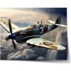 Sablio Plagát Stíhačka Spitfire - 60x40 cm Sablio Plagát Stíhačka Spitfire - 60x40 cm