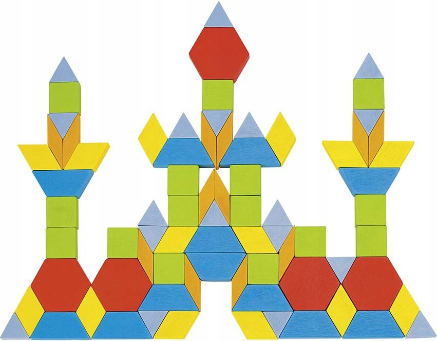 Goki Skladačka Puzzle Geometrické Tvary