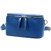 Dámska modrá kožená ľadvinka crossbody G2-001 Dámska modrá kožená ľadvinka crossbody G2-001