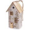 Filcový domček svietiaci na zavesenie - 1 ks 1 šedobežová Filcový domček svietiaci na zavesenie - 1 ks 1 šedobežová