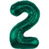 Godan Fóliový balón číslo 2 tmavozelené 85 cm (Narodeninový fóliový balón číslo dva, vhodný na plnenie vzduchom aj héliom.) Godan Fóliový balón číslo 2 tmavozelené 85 cm (Narodeninový fóliový balón číslo dva, vhodný na plnenie vzduchom aj héliom.)