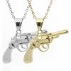 Přívěsek Revolver z nerezové oceli s řetízkem - Nerez RL Přívěsek Revolver z nerezové oceli s řetízkem - Nerez RL