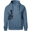 Husľový kľúč gitara - Oversized mikina dámská Moon - kratšia + širšia - M ( Denim ) Husľový kľúč gitara - Oversized mikina dámská Moon - kratšia + širšia - M ( Denim )