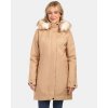 KILPI PERU-W Béžový dámsky zimný kabát - 38 KILPI PERU-W Béžový dámsky zimný kabát - 38