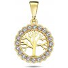 Lillian Vassago Zlatý přívěsek Strom života so zirkónmi LLV98-GP113Y Lillian Vassago Zlatý přívěsek Strom života so zirkónmi LLV98-GP113Y