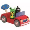 Detoa Drevené auto červené - Krtko na výlete Detoa Drevené auto červené - Krtko na výlete