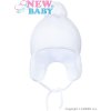 Zimná detská čiapočka New Baby biela Zimná detská čiapočka New Baby biela