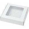 NAKUPIM.SK Darčekové krabice biele s priehľadným odklápacím vekom 200x200x50mm NAKUPIM.SK Darčekové krabice biele s priehľadným odklápacím vekom 200x200x50mm
