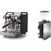 Rocket Espresso Mozzafiato FAST V, black + Stone Espresso Pebble, chrome Rocket Espresso Mozzafiato FAST V, black + Stone Espresso Pebble, chrome