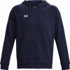 Under Armour Mikina s kapucňou UA Rival Fleece FZ Hoodie-BLU 1379767-410 Under Armour Mikina s kapucňou UA Rival Fleece FZ Hoodie-BLU 1379767-410