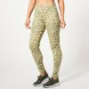 Legíny s vreckami a potlačou recyklovaný polyester khaki Blancheporte