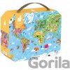 Janod Mapa sveta v okrúhlom kufríku 300 dielov Janod Mapa sveta v okrúhlom kufríku 300 dielov