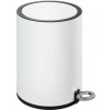 Kúpeľňový kôš kovový Wenko 3l biely Kúpeľňový kôš kovový Wenko 3l biely