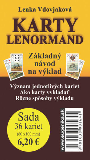 Karty - Lenormand karty brožúrka - Lenka Vdovjaková