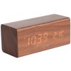 Karlsson 5652DW Dizajnové LED stolné hodiny s budíkom, 16 x 7 cm Karlsson 5652DW Dizajnové LED stolné hodiny s budíkom, 16 x 7 cm