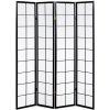 Autronic 4-dielny čierna 180 x 174 cm Autronic 4-dielny čierna 180 x 174 cm