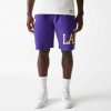 New Era LA LAKERS NBA TEAM GRAPHICS SHORTS fialová žltá biela