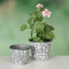 Boltze Home Plechový obal na kvetináč Polly - set 2ks Boltze Home Plechový obal na kvetináč Polly - set 2ks
